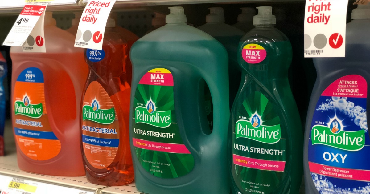 Target Large Palmolive Dish Liquid & Softsoap Hand Soaps Just 57¢ Each