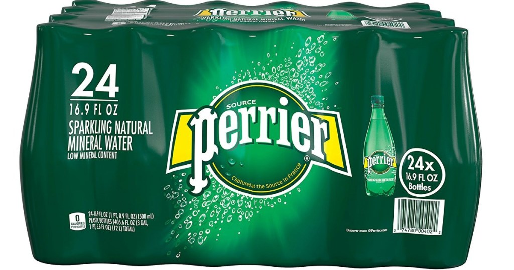 Perrier 24-Pack Sparkling Mineral Water