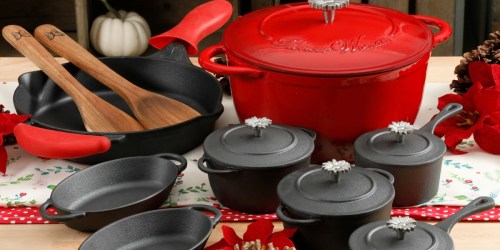 The Pioneer Woman 18-Piece Cast Iron Set Only $79 Shipped (Regularly $150)