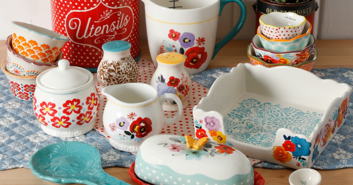 The Pioneer Woman Flea Market 25-Piece Set Only $49.97 Shipped ...