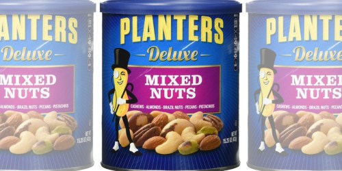 Amazon: Planters Deluxe Mixed Nuts 15oz Canister Just $6.15 Shipped