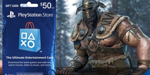 $50 Playstation Store Gift Card Just $39 Shipped