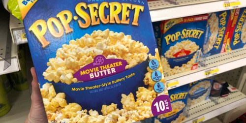 Target: Pop Secret Popcorn 10-Count Boxes Only $3.16 (After Cash Back)