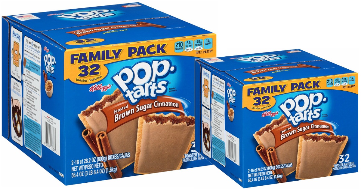 Pop-Tarts Frosted Brown Sugar Cinnamon Toaster Pastries, 8 ct