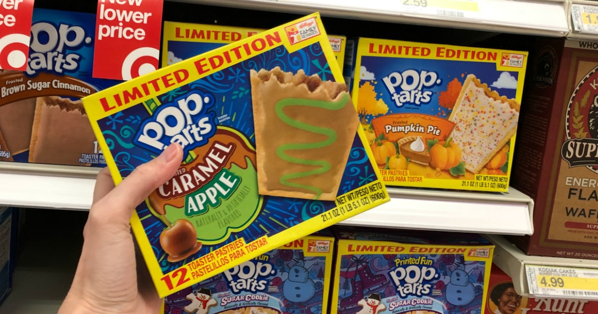 Target Kellogg's PopTarts Caramel Apple or Pumpkin Pie 12Count Boxes