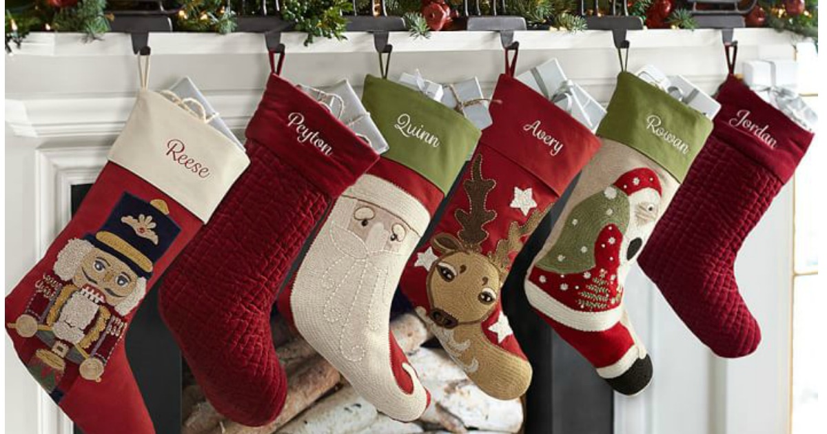 Pottery Barn Personalized Christmas Stockings As Low As $7 Shipped