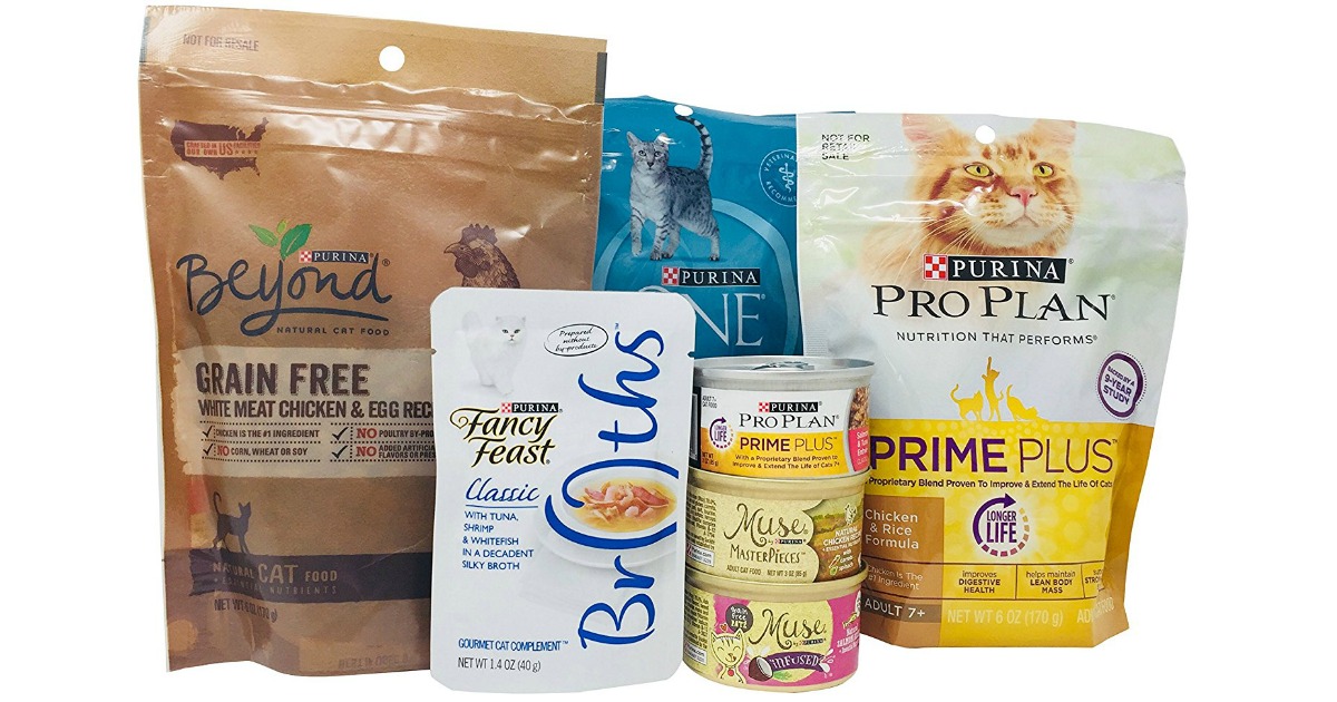Amazon Prime: Cat Food Sample Box $6.99 Shipped + Score $6.99 Credit