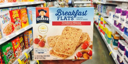 Walgreens: Quaker Breakfast Flats Just 99¢ (After Cash Back)