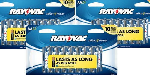 Best Buy: Rayovac AA Batteries 24-Pack Just $7.49 Shipped (Regularly $14)