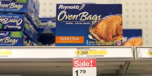 Target Shoppers! Reynolds Oven Bags Just 77¢ + More