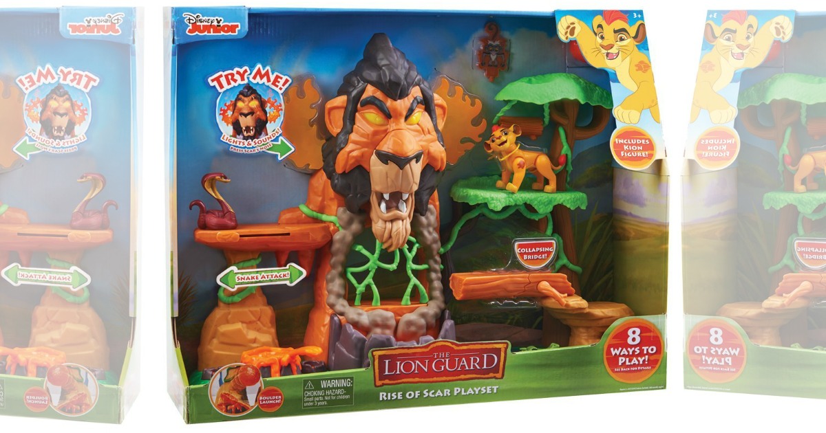 Lion guard rise of scar best sale playset