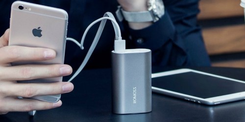 Amazon: Smartphone & Tablet External Battery Pack Charger ONLY $17 (Charge 2 Devices at Once)