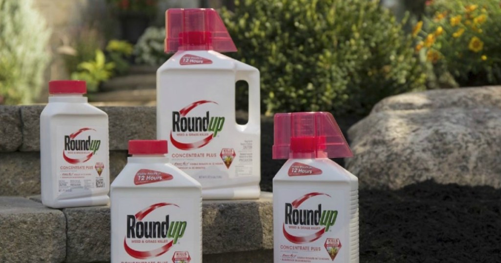 4 bottles of Roundup weed killer