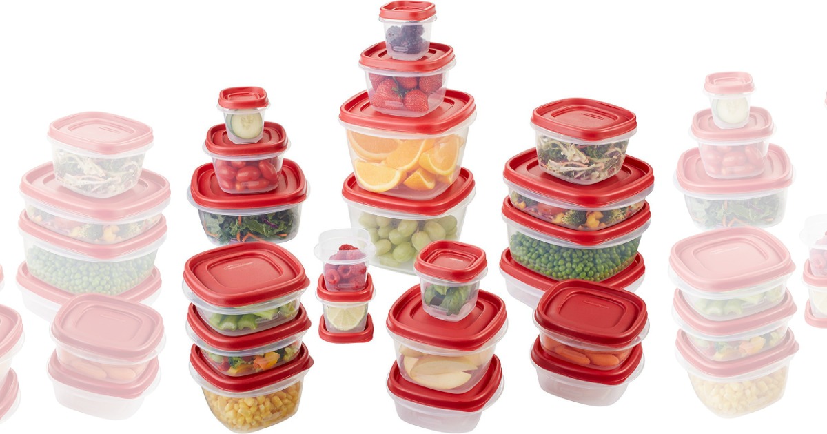 Amazon Rubbermaid 42Piece Food Storage Container Set Only 9.99 (Regularly 20)
