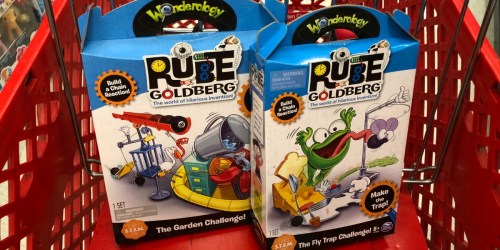 Target: 50% Off Rube Goldberg Fly Trap and Flower Pot Playsets (Make Hilarious Inventions)