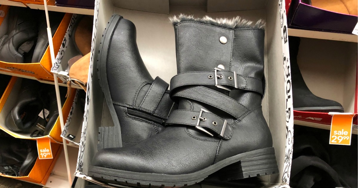 Payless clearance gray boots