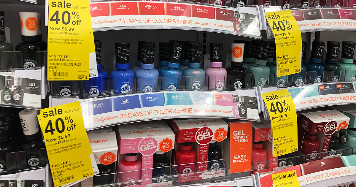 Walgreens Over 50 Off Sally Hansen Miracle Gel Nail Color