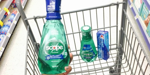 Walgreens: Scope Mouthwash And Crest Toothpaste Only 57¢ Each (After Cash Back)