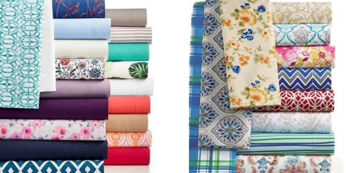Macy’s: Microfiber 3-Piece Sheet Sets as Low as $5.99 (Regularly $25) + More