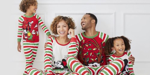 Disney Matching Holiday Pajama Sets For Entire Family Just $60 Shipped Today Only & More