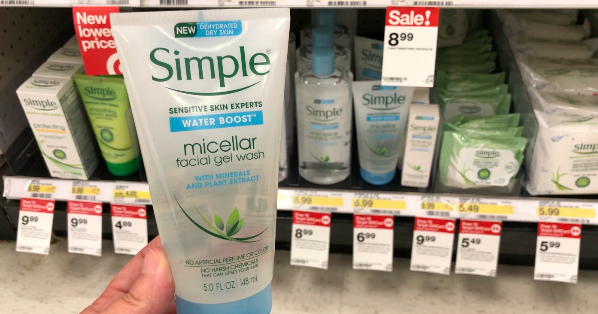 target simple micellar gel wash
