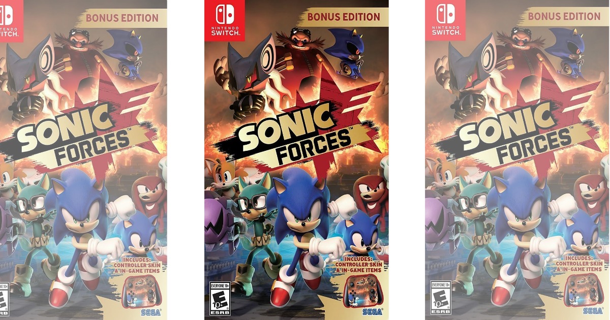 svale Prestigefyldte dump Sonic Forces Bonus Edition Nintendo Switch Video Game Only $31 Shipped
