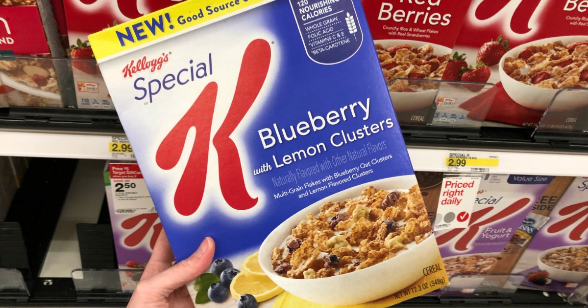 Kellogg's Special K Cereals ONLY 99¢ Per Box at Target (After Ibotta)