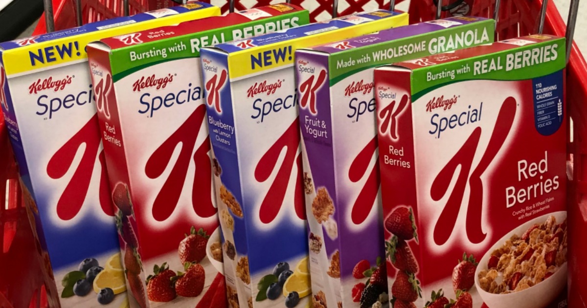 Kellogg's Special K Cereals Only $1.09 Per Box at Target