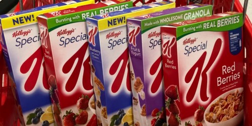 Kellogg’s Special K Cereals Only $1.09 Per Box at Target