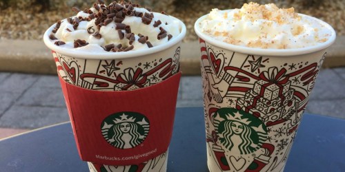 Buy 1 Get 1 FREE Starbucks Holiday Drinks (November 9th – 13th)