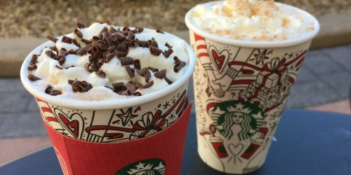 Buy 1 Get 1 FREE Starbucks Holiday Drinks Starts Tomorrow (November 9th)