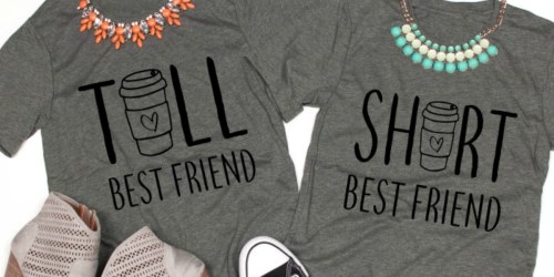 Best Friend Tees 2-Pack Set Only $22.99 (Just $11.50 Per Tee) – FUN Gift Idea
