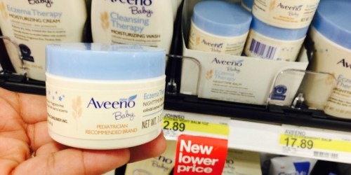 Target Shoppers! Aveeno Baby Eczema Therapy Cream Just 89¢ (After Cash Back)