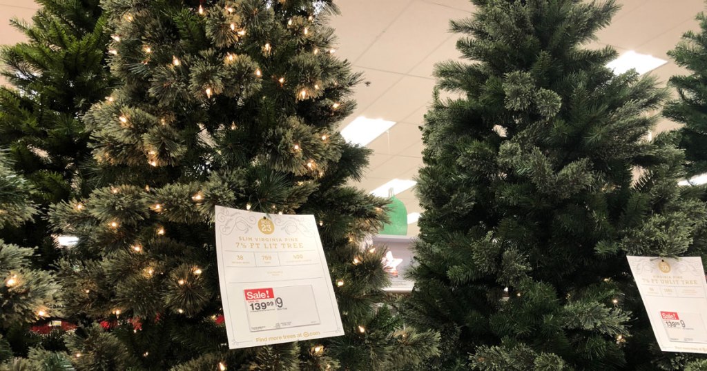 Target OVER 40 Off Artificial Christmas Trees