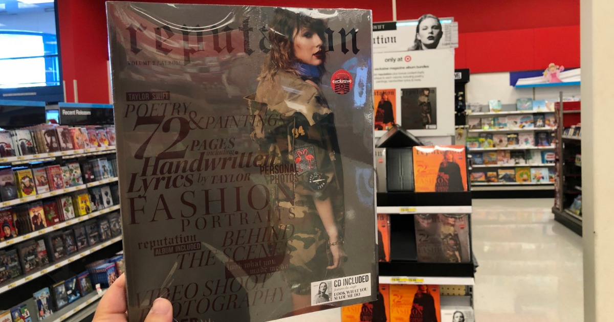 TAYLOR SWIFT REPUTATION RARE MAGAZINE + CD TARGET EXCLUSIVE NEW VOLUME ...