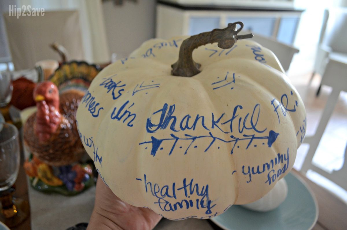 Count Your Blessings With This DIY Thankful Pumpkin • Hip2Save