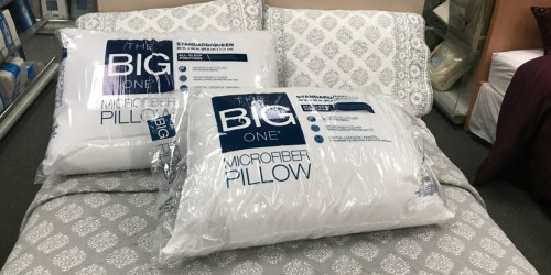 Kohl’s: The Big One Microfiber Pillows as Low as $2.80 (Regularly $12)