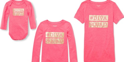 So FUN! Matching Parent & Child Tees Under $10 Shipped for BOTH at The Children’s Place
