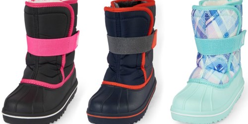 The Children’s Place Snow Boots Only $15.98 Shipped (Regularly $40) & More