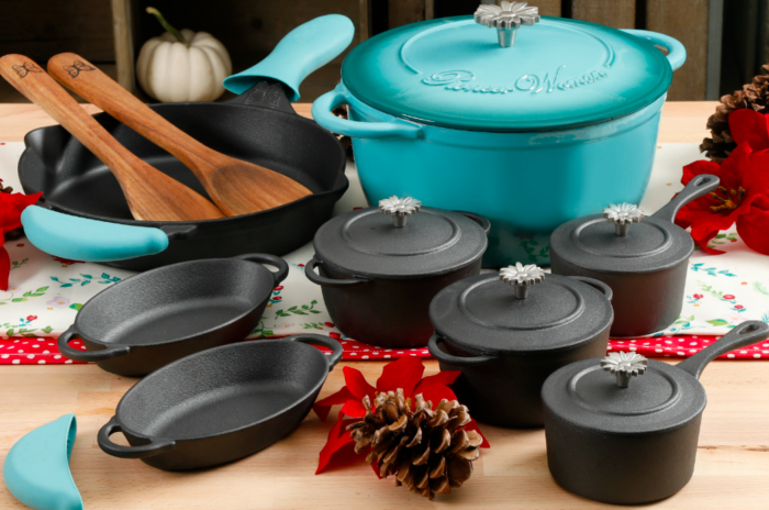 The Pioneer Woman 18-Piece Cast Iron Set Only $79 Shipped
