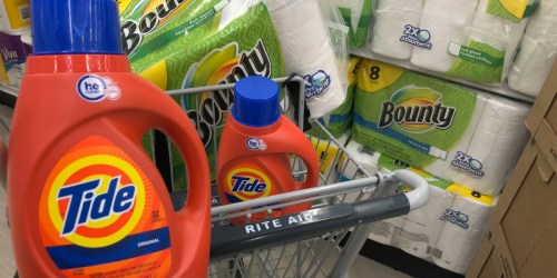 New $1/1 Charmin & Bounty Coupons = Stock Up at Rite Aid w/ $10 Points Offer