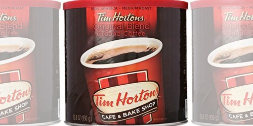 Amazon: Tim Hortons Ground Coffee 32.8oz Canister Just $10.63 Shipped