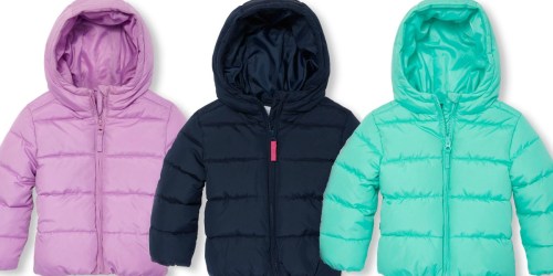 The Children’s Place Toddler Girls Puffer Jackets Only $19.98 Shipped (Regularly $40) + More