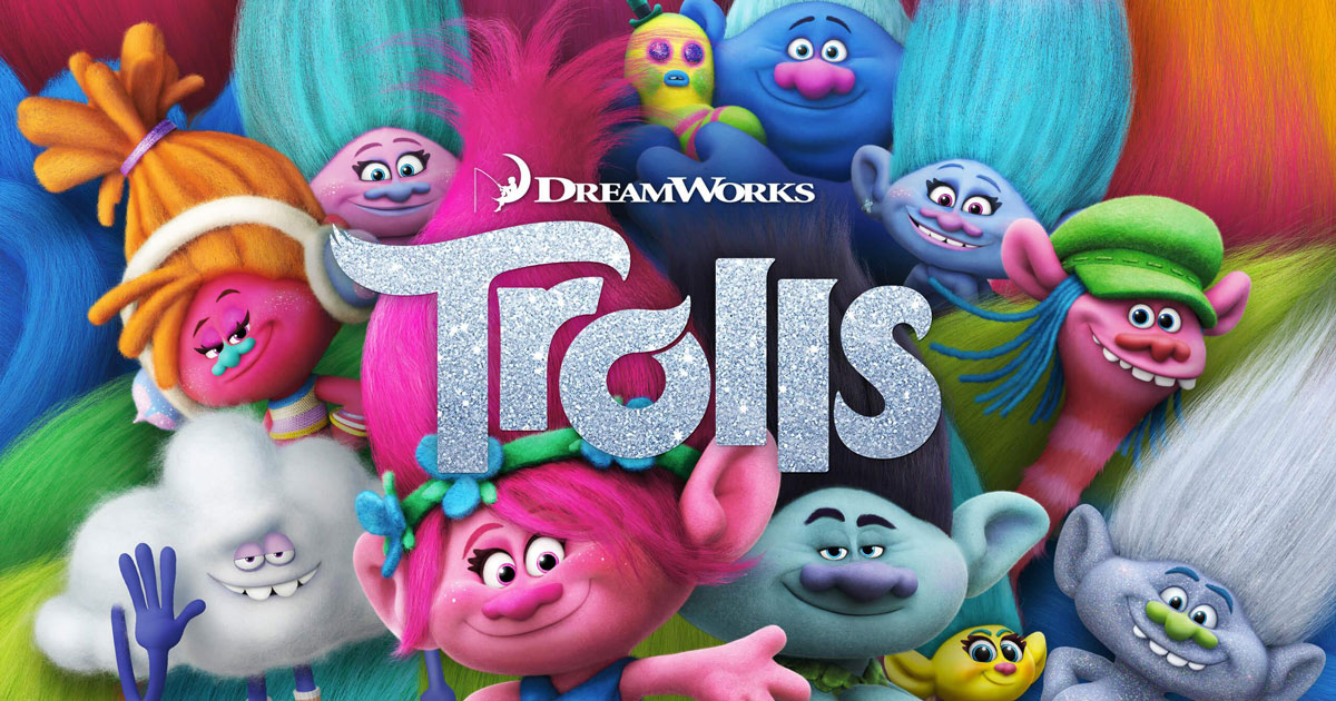 Trolls Movie on DVD. 