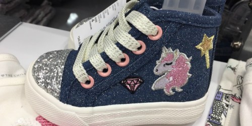 The Children’s Place Unicorn Toddler Sneakers Only $13.98 Shipped (Regularly $35) + More