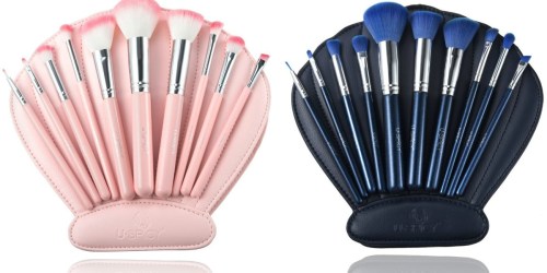 Amazon: 10-Piece Makeup Brush Set Only $9.99