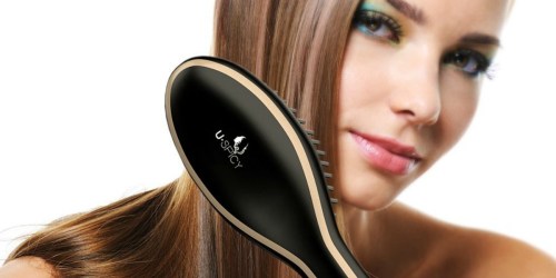 Amazon: USpicy Hair Straightening Brush Only $13.99 Shipped (Awesome Reviews)