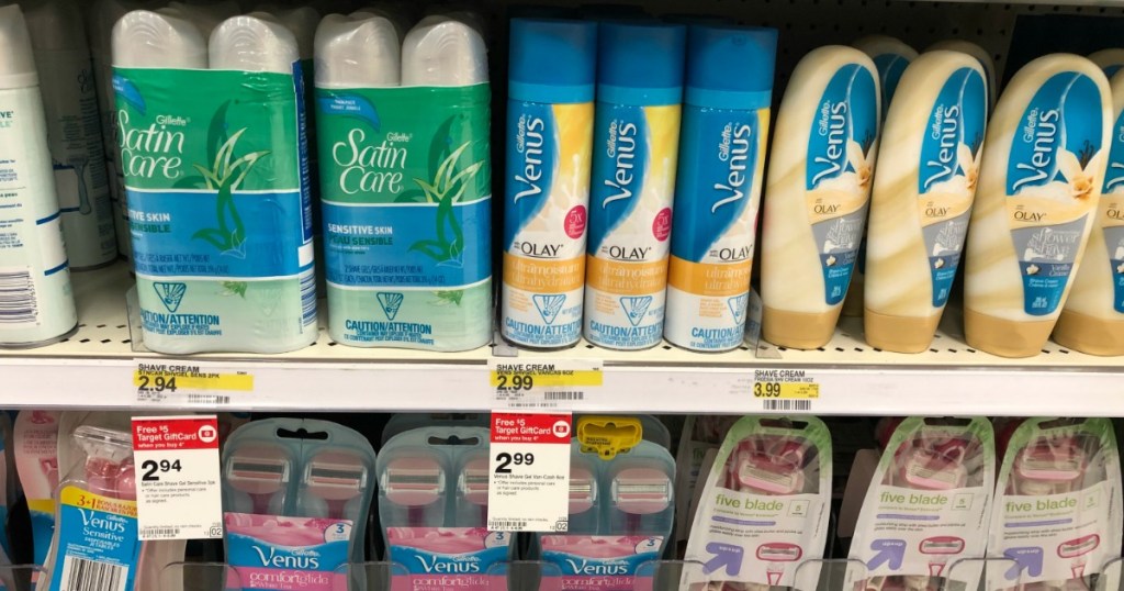 Target 80¢ Venus Shave Gel & More After Gift Card