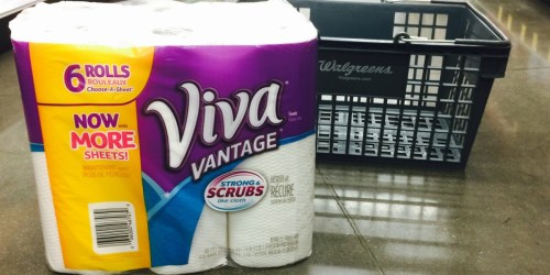 New Viva Paper Towels Coupon = 6-Count Pack Only $2.99 at Walgreens (After Cash Back)