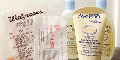 Walgreens: Aveeno Baby Products Only 99¢ Each After Rewards (Regularly $7.49 Each)